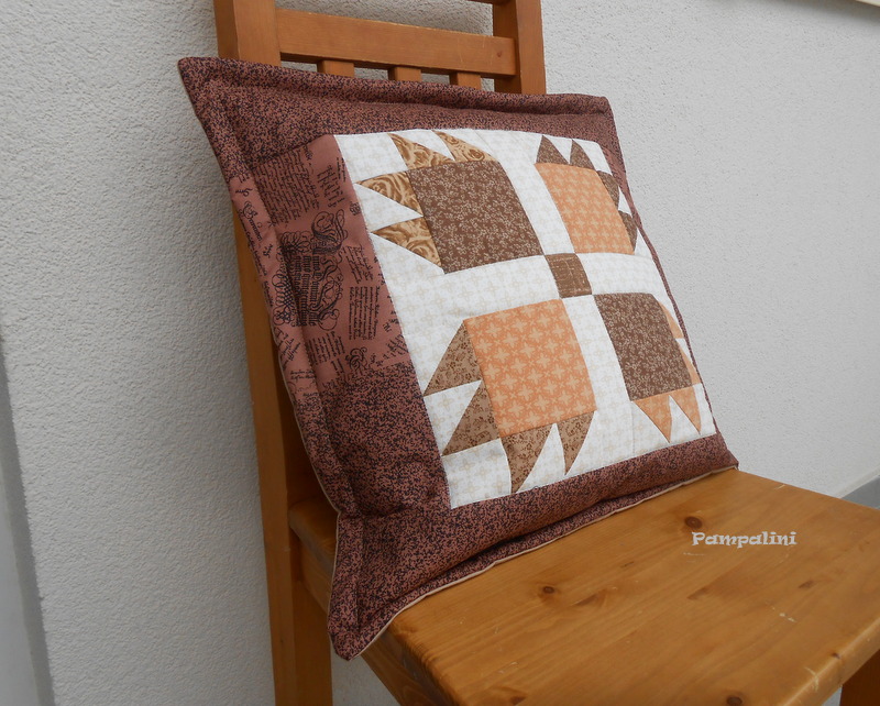 Patchworkový polštář - Bear Paw