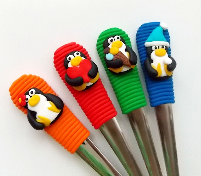 Čajové lžičky - tučňákový set - rezervace