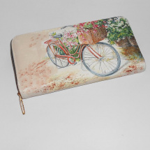 Peněženka - Flower bike