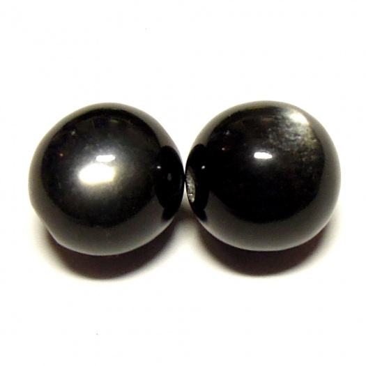 Korálky kočičí - 12 mm - 4 ks