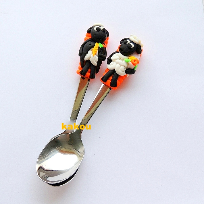 svatební čajové lžičky