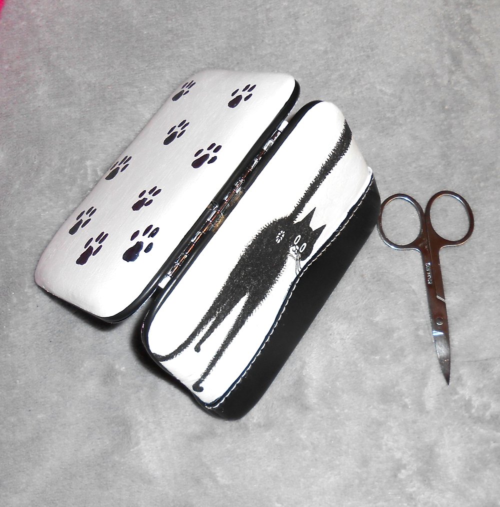 Veselá manikúra s kocourkem