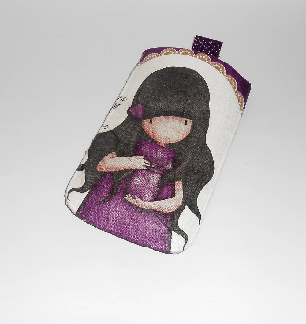 Obal na mobil-Děvčátko