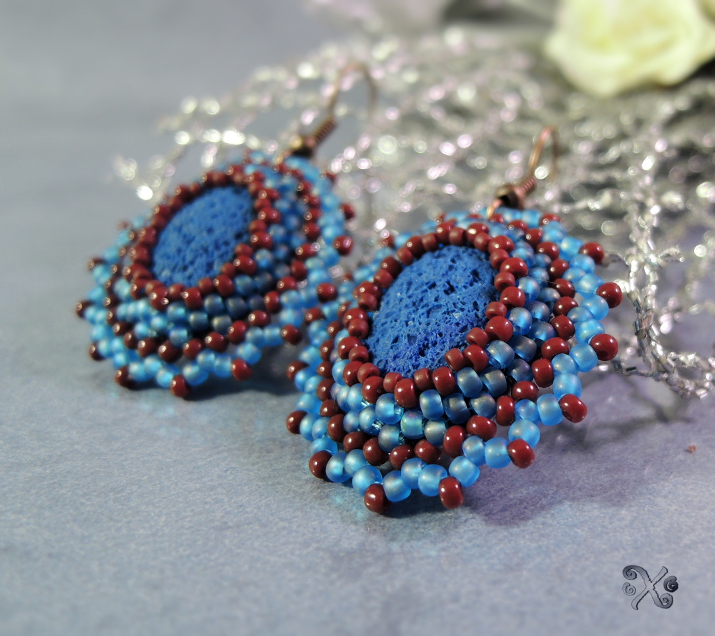 Lava Turquoise & Brown