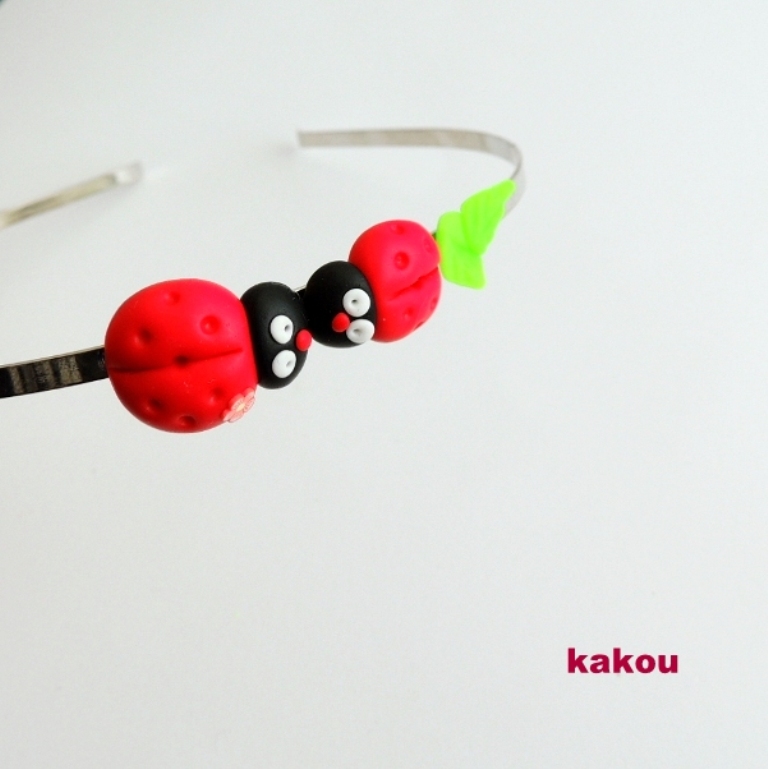 čelenka do vlasů berušková