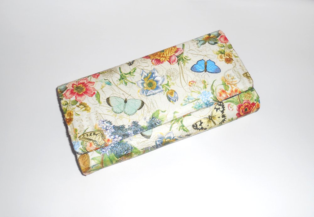 Peněženka-květy