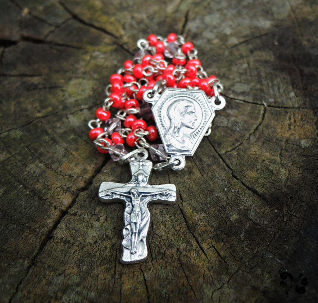 Rokajlový růženec červený