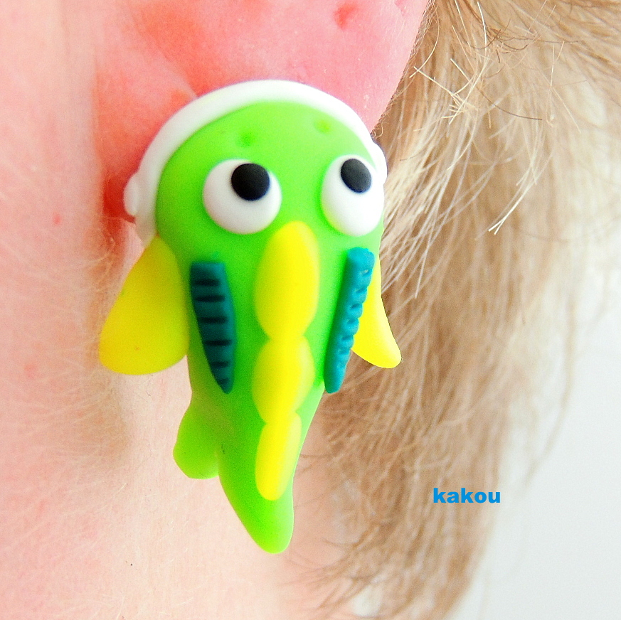 potvůrka kousavá - piraňa neon green