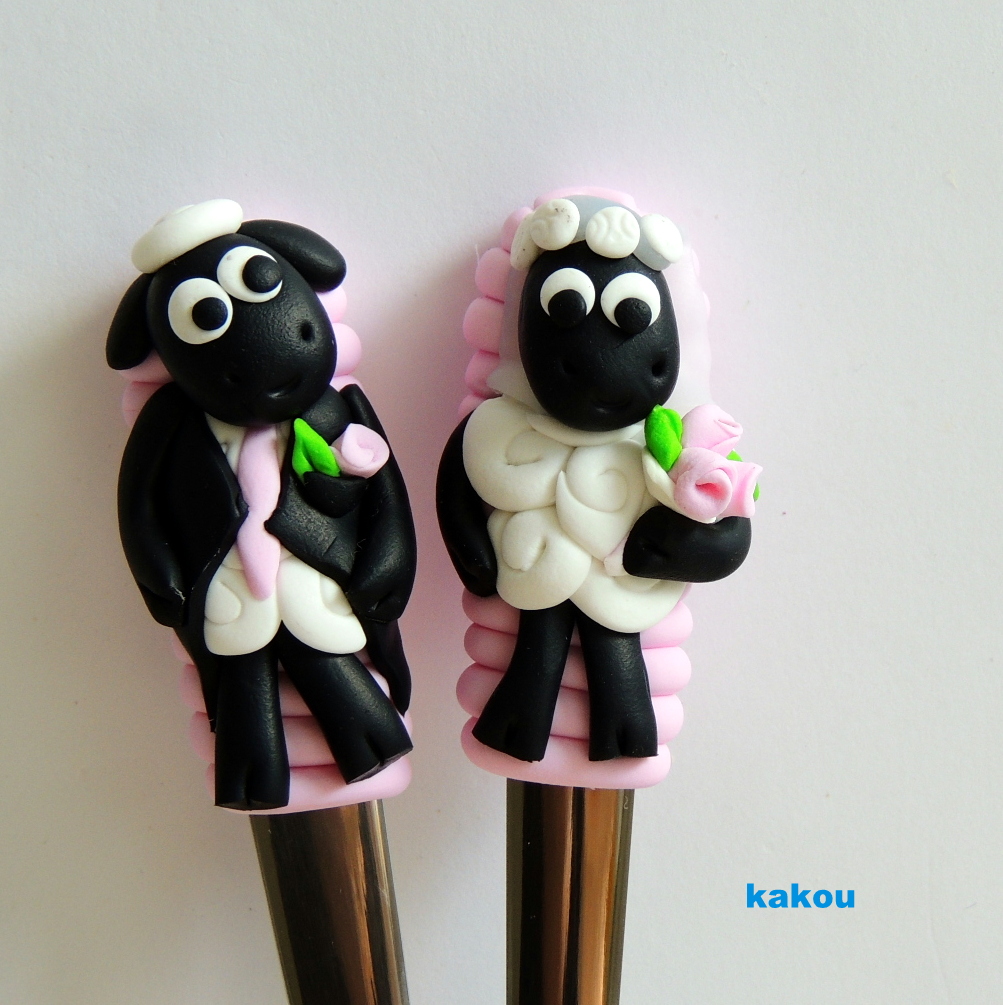 svatební polévkové lžíce ovečkové rezervace P.Č..