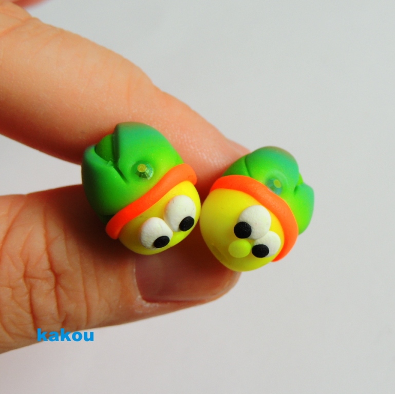 chyť si svého hmyzáčka - náušnice broučci