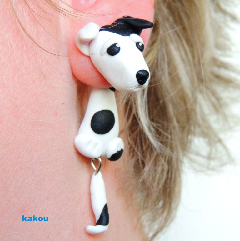 náušnice dalmatini - skrz ucho