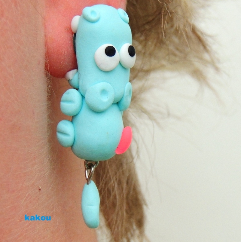 potvůrka kousavá - hippo s ocáskem