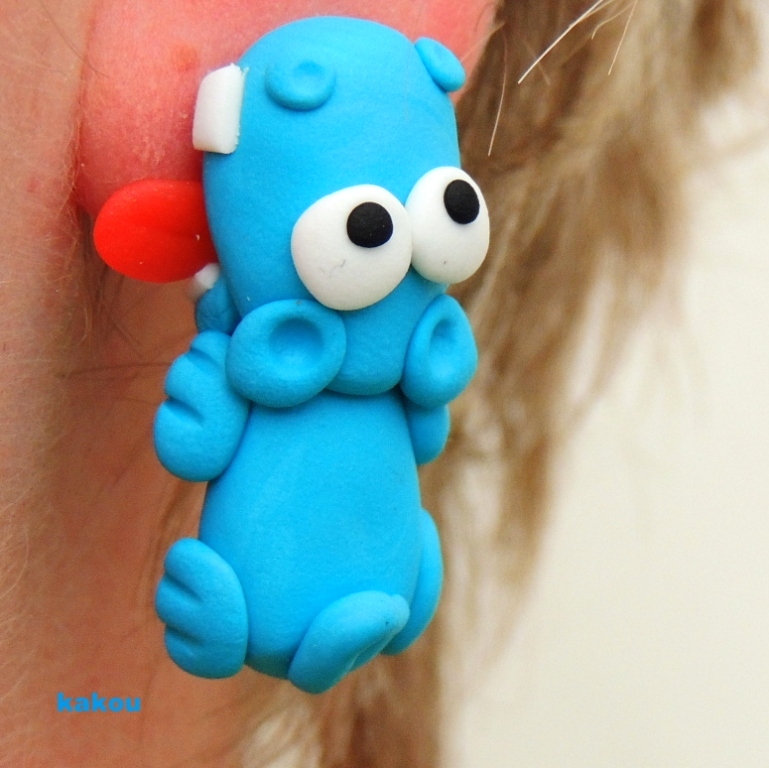 potvůrka kousavá - hippo tyrkysový