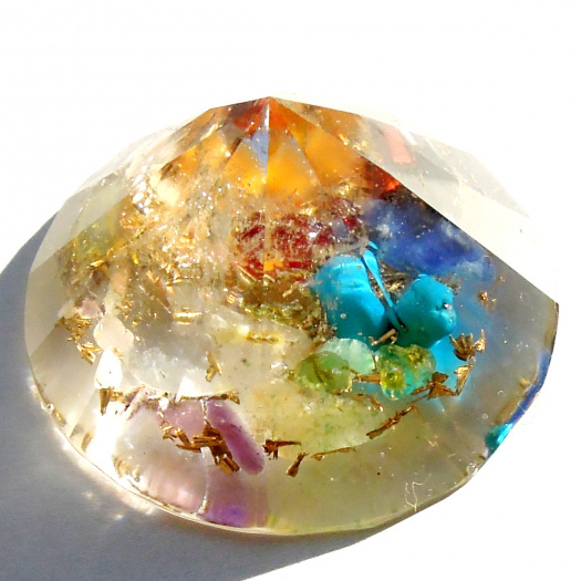 Orgonitový diamant na harmonizaci celého těla a čaker - malý