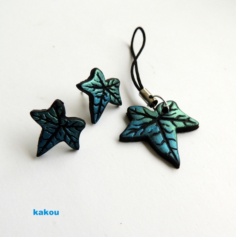 náušnice břečťan - REZERVACE