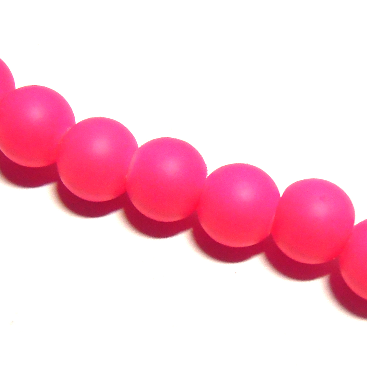 Perla matná 8 mm - fuchsia - 12 ks