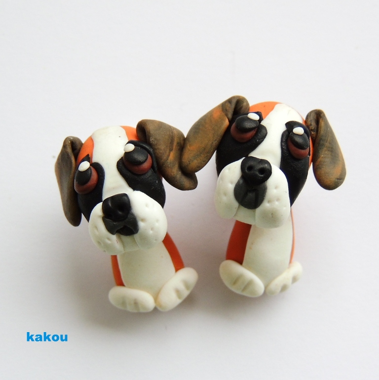 náušnice boxer rezavý 2 