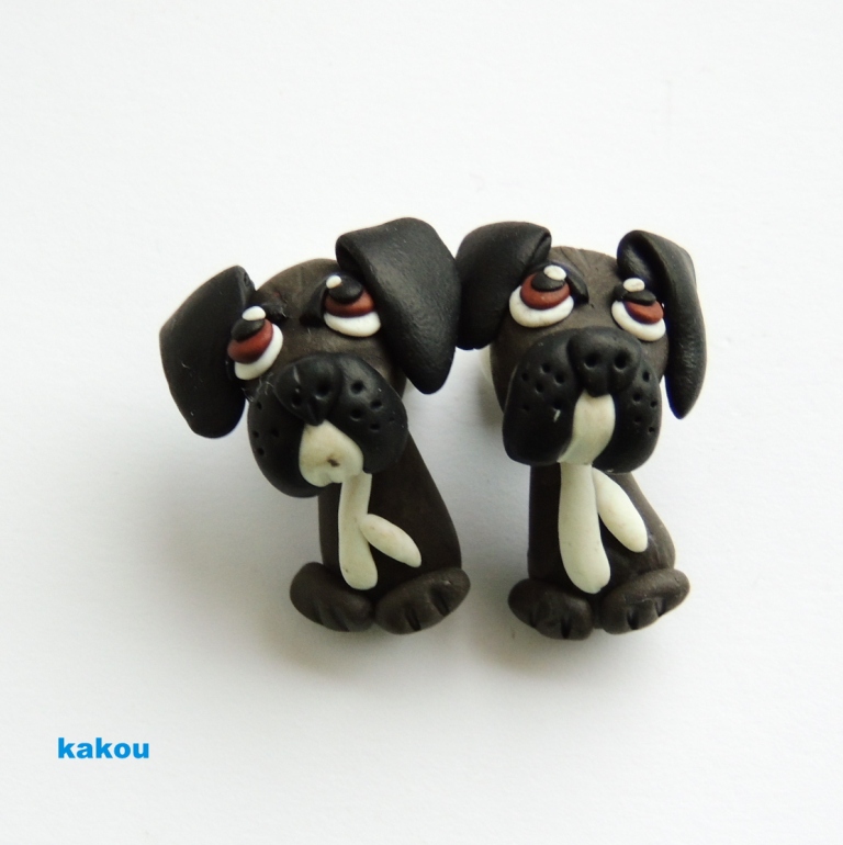 náušnice boxer žíhaný 3 