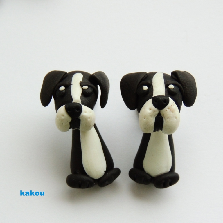 náušnice boxer žíhaný 2