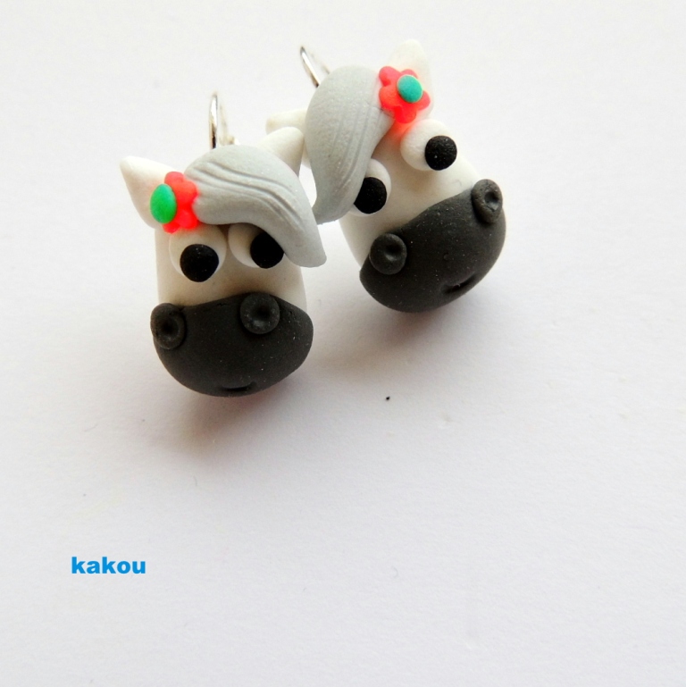 náušnice koníčci - dětské