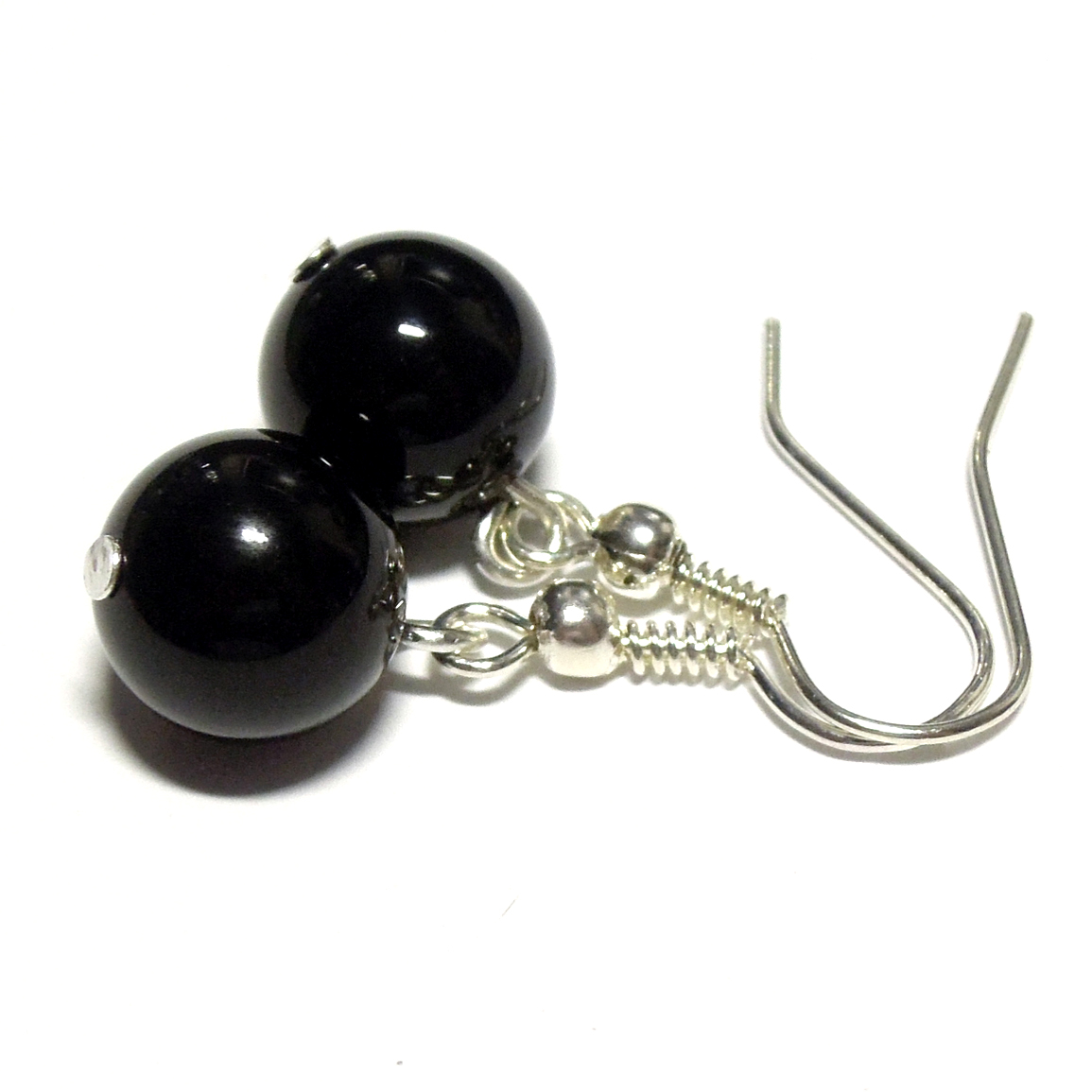 Naušnice z minerálů - Onyx