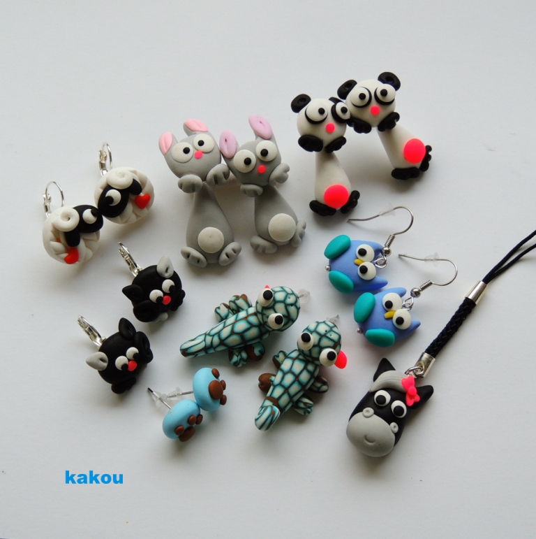 balíček náušnic na přání - REZERVACE