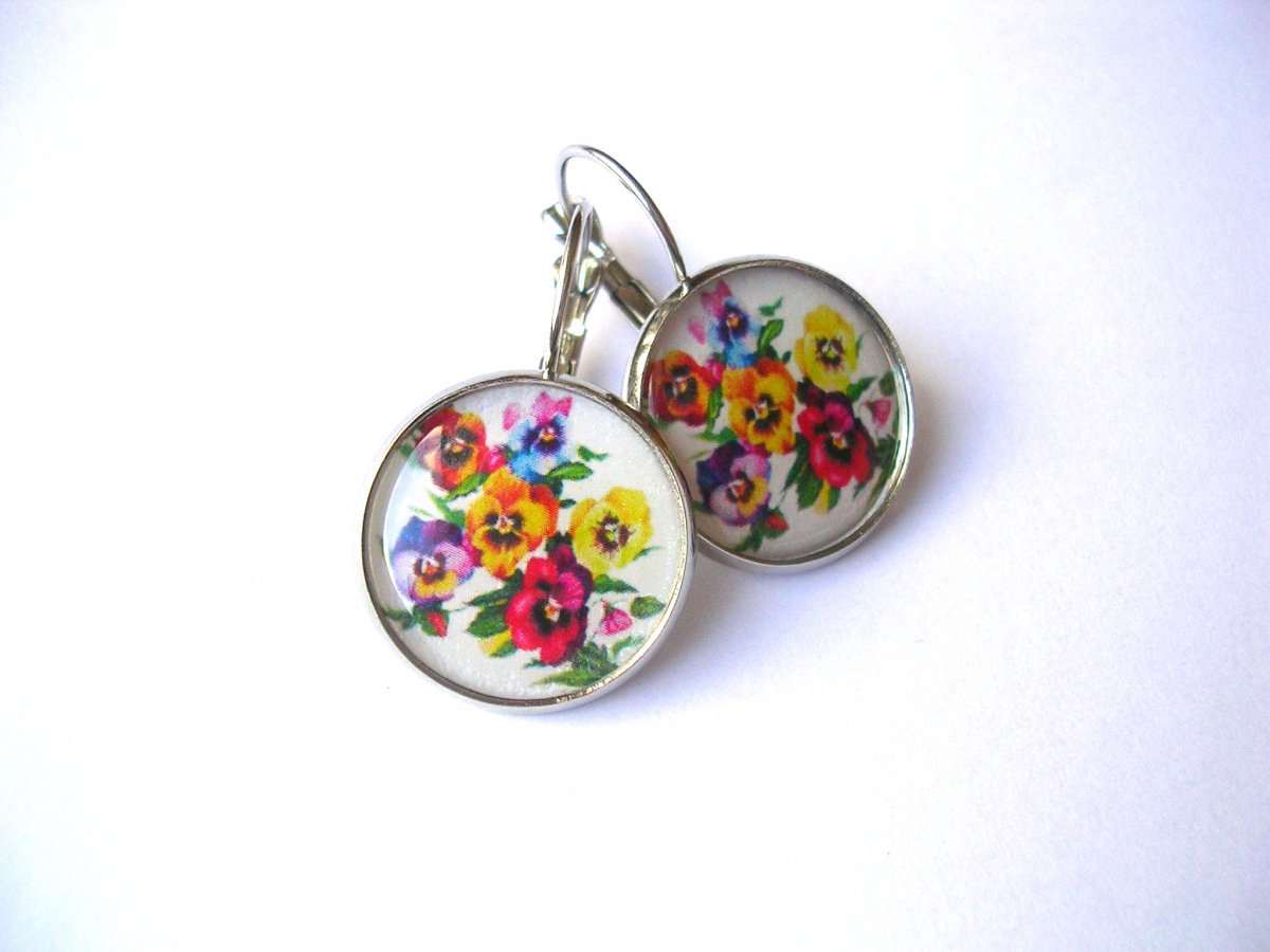 Náušnice- macešky