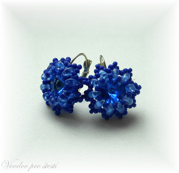 Obšité rivolky Swarovski Elements 