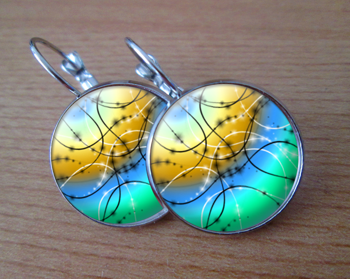 COOL VISACÍ NÁUŠNICE - Duhovky 5