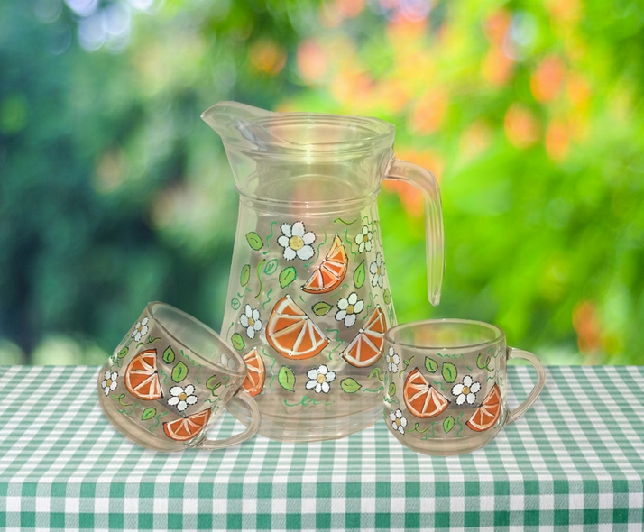 Džbán sada - pomeranč