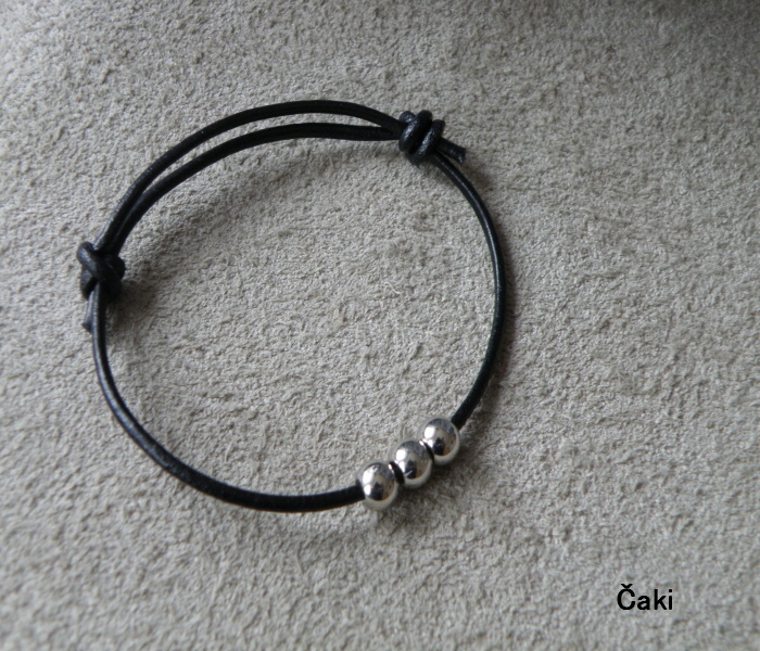 Náramek -kůže pro radost