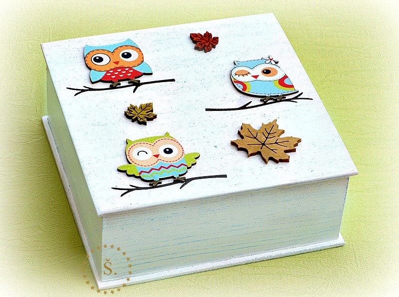 dřevěná truhlička - šperkovnice