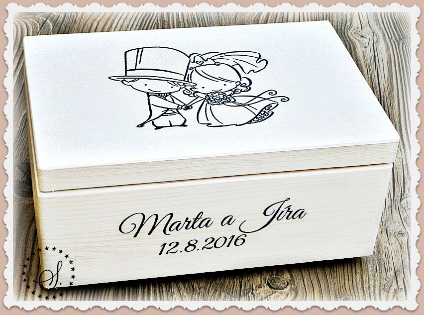 svatební truhla na přáníčka , fotky a jiné potřebné věcičky