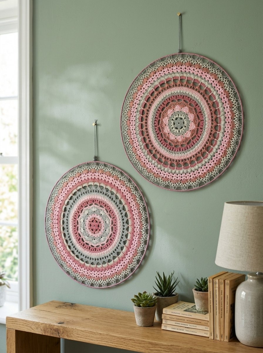 Mandala průměr 50 cm - 2 ks