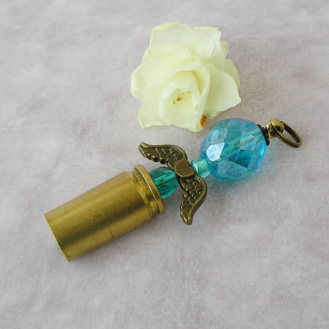 přívěsek anděl z nábojnice