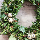 Velikonoční jarní věnec z buxusu - velký