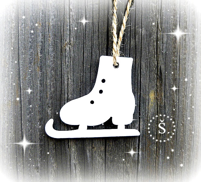 dřevěná bruslička