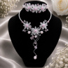 Luxusní společenský šperkový set – Černobílá elegance
