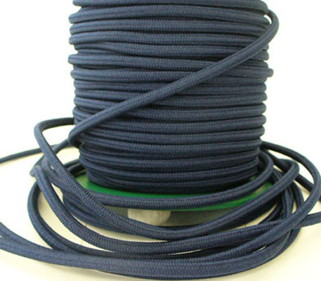Kulatá pružná šňůra / Tmavá Modrá 598