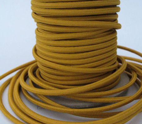 Kulatá pružná šňůra / Zlatý Okr 128