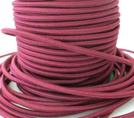 Kulatá pružná šňůra / Růžová 374