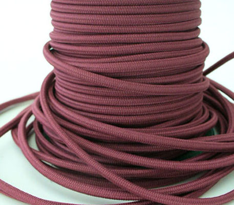 Kulatá pružná šňůra / Starorůžová 377