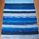 Modrý koberec 97x56