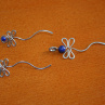 Náušnice Vážky - Lapis Lazuli chirurgická ocel
