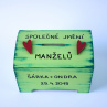 Svatební pokladnička střední - zelená