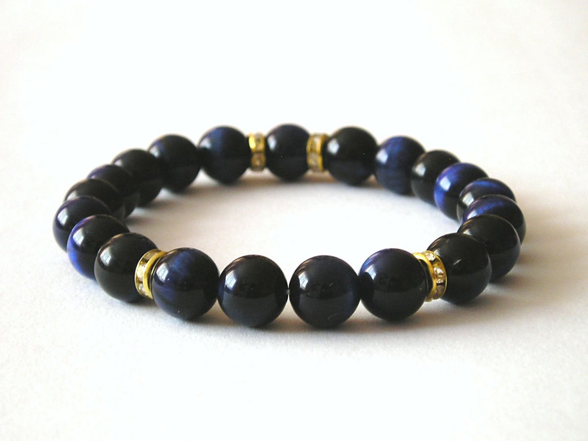 Náramek modré tygří oko-ochraňuje