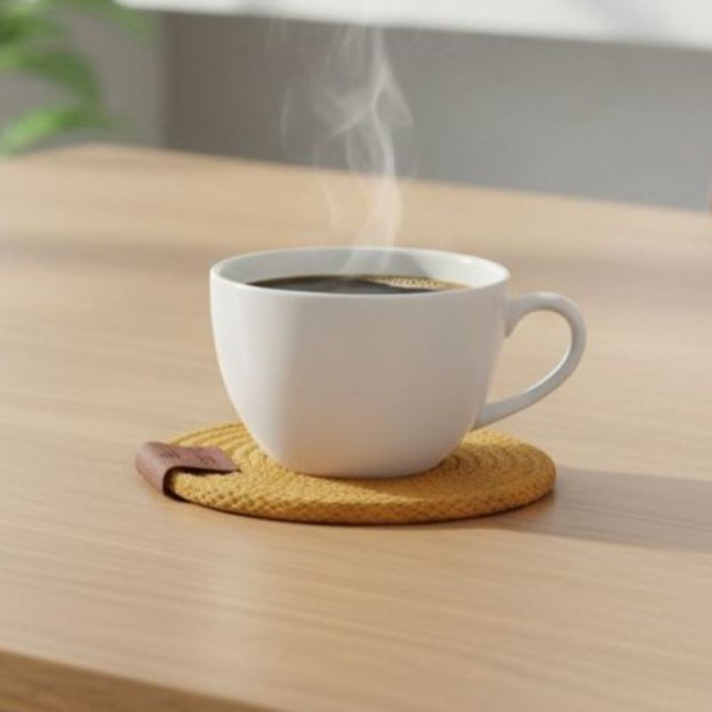 Sada malé prostírání pod hrnečky 4 ks