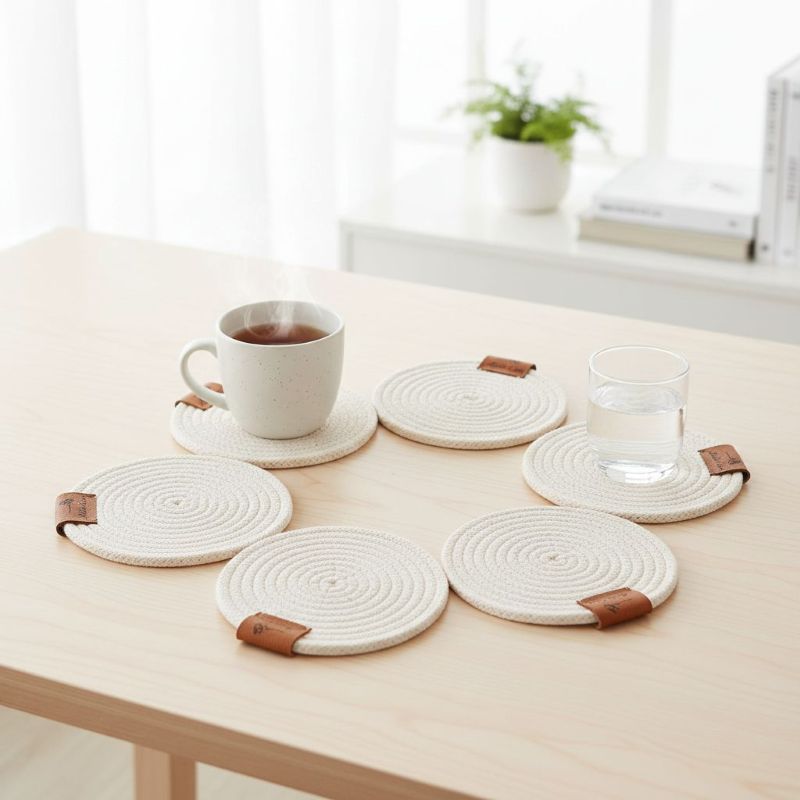 Malé prostírání pod hrnečky - pískové