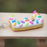 Písmenkový donut, fimo, písmeno na přání
