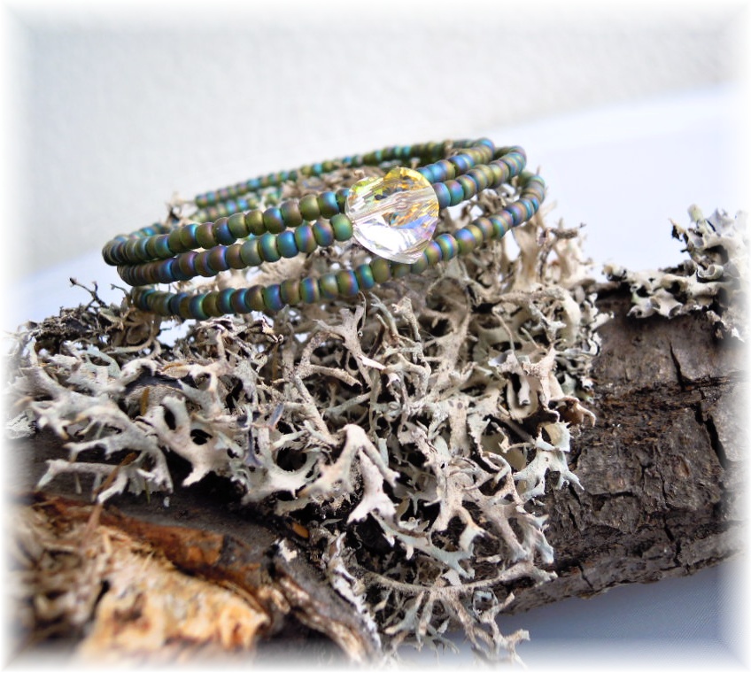 náramek se swarovski srdíčkem